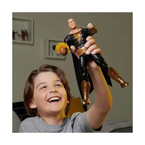 DC Comics Power Punch Black Adam Figura de acción de 12_6