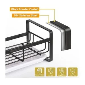 FANGSUN Soporte de esponja grande para fregadero de_5