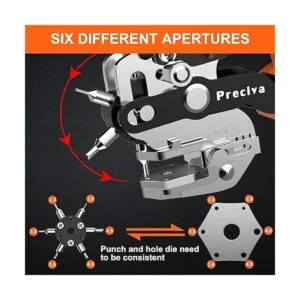 Preciva Alicates perforadores herramienta giratoria con_4