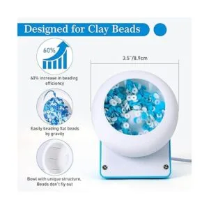 Tilhumt Spinner de cuentas de arcilla giratorio eléctrico_2
