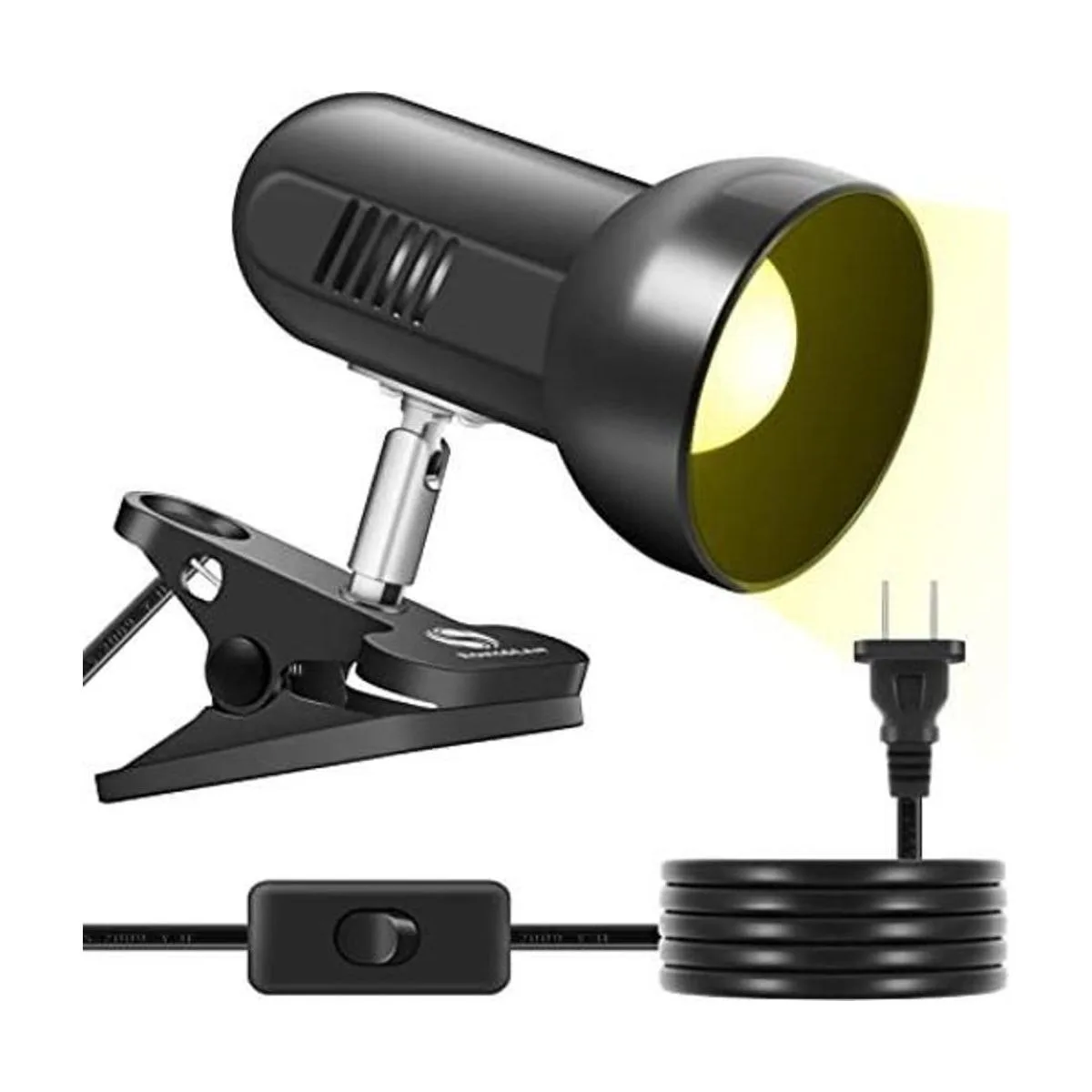 RONGLAN Lámpara LED de metal con clip para escritorio_1