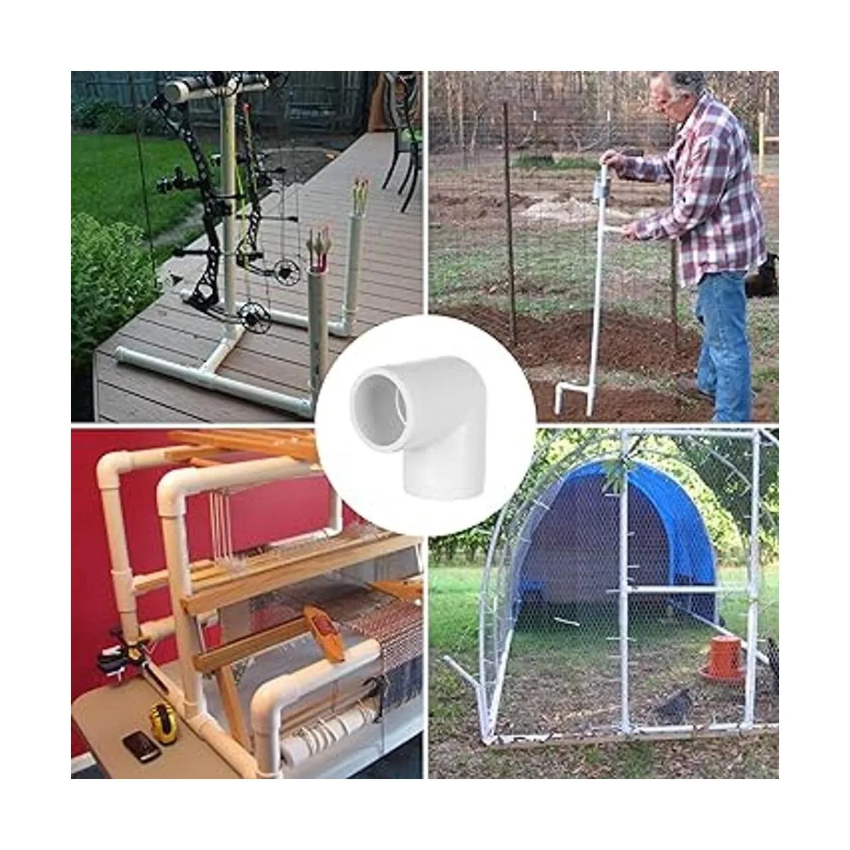 Paquete de 30 accesorios de tubería de PVC de 12 pulgada_6