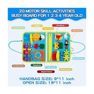 MORNOR Tablero ocupado para niños pequeños de 1 2 3 4_3