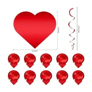 Juego de 21 decoraciones para el día de San Valentín_3