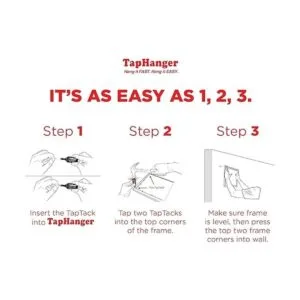 Kit para colgar cuadros TapHanger_5