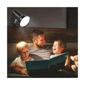 RONGLAN Lámpara LED de metal con clip para escritorio_7