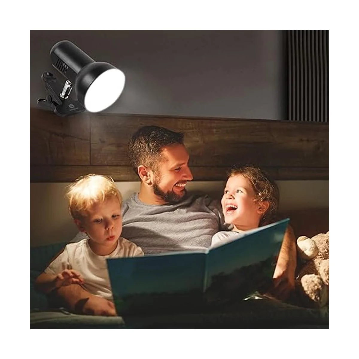 RONGLAN Lámpara LED de metal con clip para escritorio_7