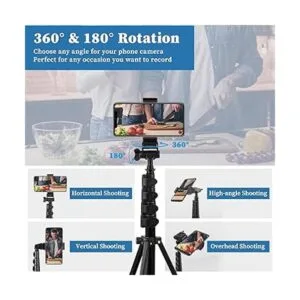 Soporte de trípode de teléfono de 70 pulgadas para_5