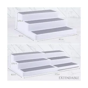 Estante de especias expandible de 3 niveles longitud_2