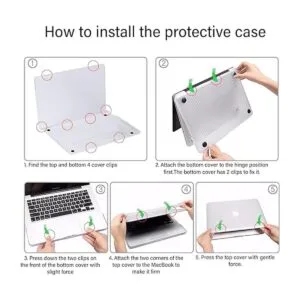 GABraden Compatible con MacBook Air Funda de 13.6_2