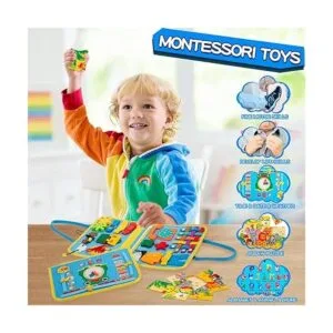 MORNOR Tablero ocupado para niños pequeños de 1 2 3 4_2