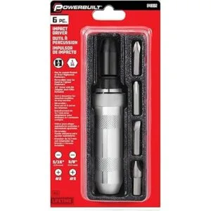 Powerbuilt Juego de destornilladores de impacto de 12_7