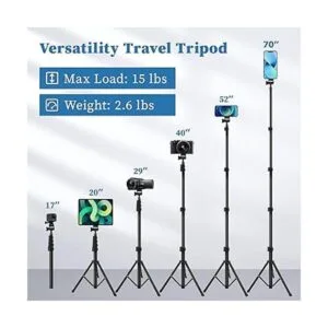 Soporte de trípode de teléfono de 70 pulgadas para_4