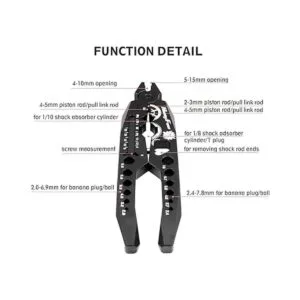 Hobby Fans Alicates de metal para amortiguador abrazadera_2