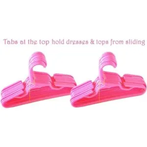 MyBrittanys 24 perchas rosadas compatibles con ropa de_5