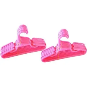 MyBrittanys 24 perchas rosadas compatibles con ropa de_1