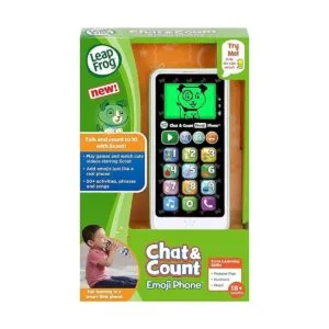 LeapFrog Chat and Count Emoji Teléfono blanco gran_6