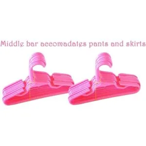 MyBrittanys 24 perchas rosadas compatibles con ropa de_4