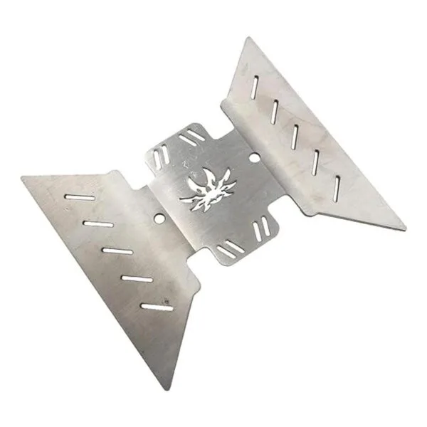 4 piezas ShreGoo Placa deslizante de acero inoxidable RC_6