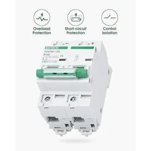 Chtaixi Disyuntor miniatura de 12 V110 V CC protector de_3