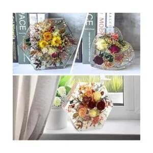 Kit de 3 moldes de resina grandes incluye hexágono_4