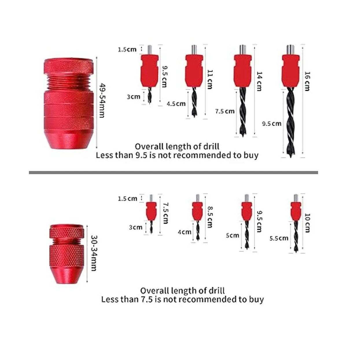 Ruitool Tope de profundidad de taladro para brocas tope_6