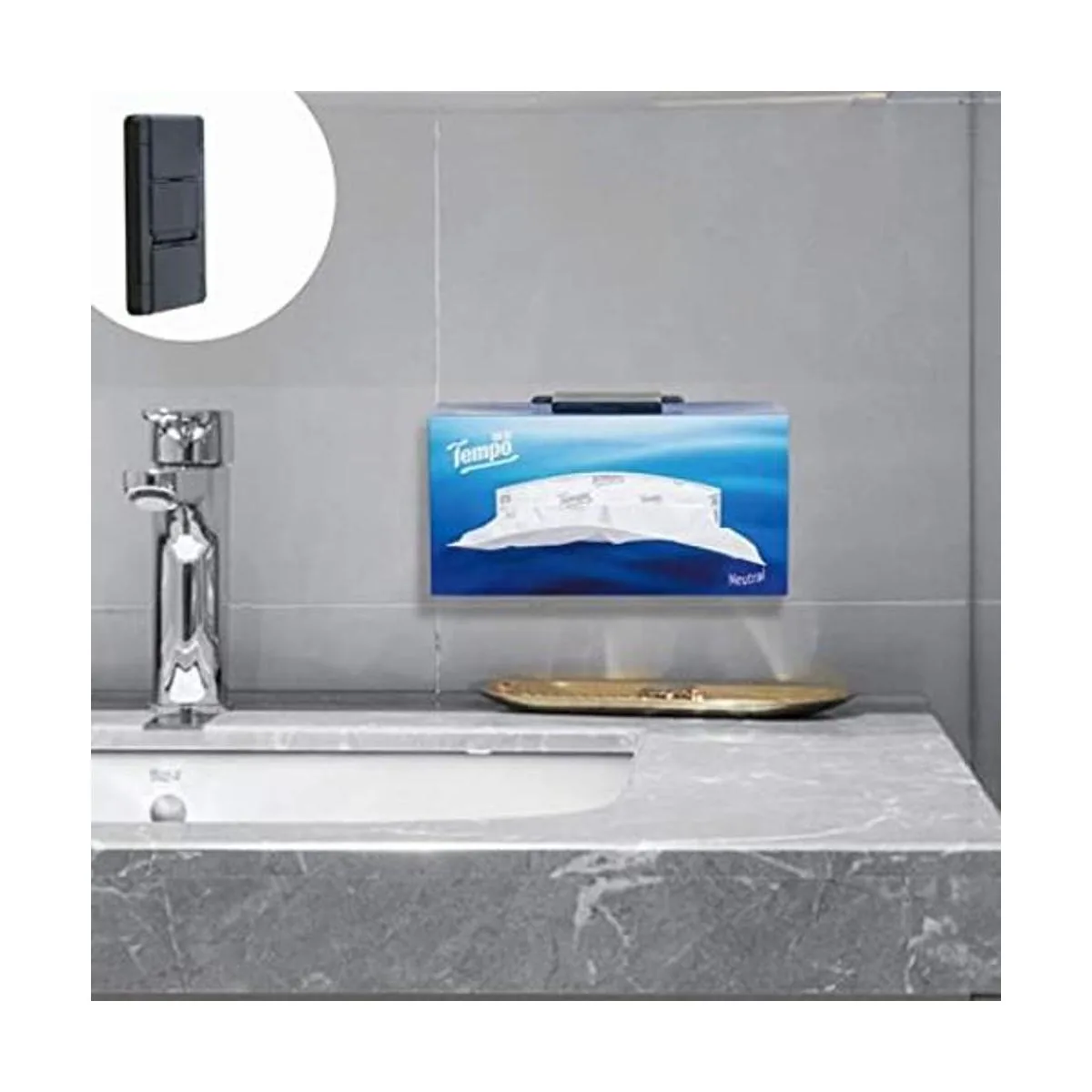 TFY Soporte para caja de pañuelos soporte de pared de_1