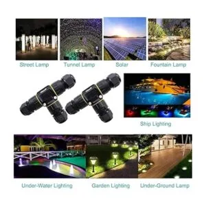 Conector de cable impermeable IP68 de 3 canales 3 polos_7