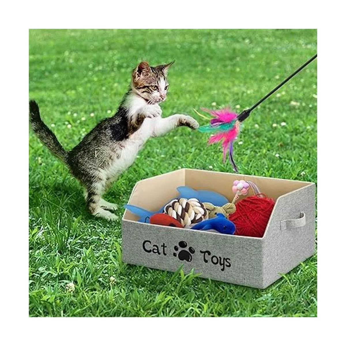 2 contenedores de juguetes grandes más gruesos para_5