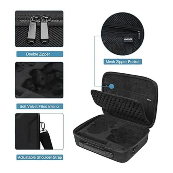 MOSISO Funda de transporte rígida de viaje compatible con_3
