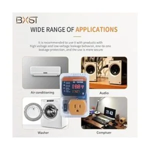 BXST Protector de voltaje de enchufe de una toma de_4