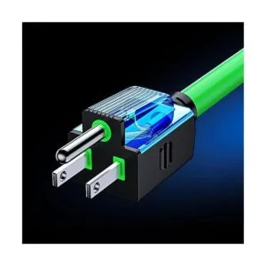 Cable de extensión de 3 pies cable de alimentación verde_3