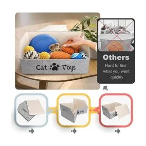 2 contenedores de juguetes grandes más gruesos para_4