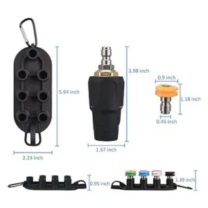 PWACCS Juego completo de puntas de boquilla de lavadora a_3