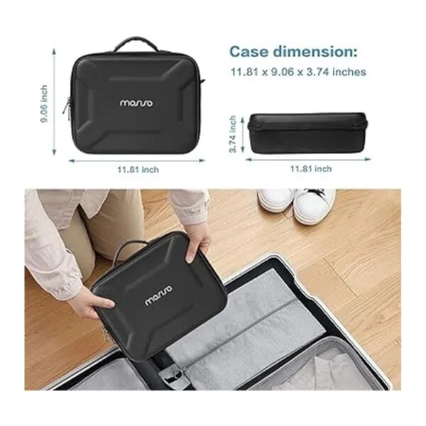MOSISO Funda de transporte rígida de viaje compatible con_4