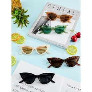 8 pares de lentes de sol retro de ojo de gato vintage_4