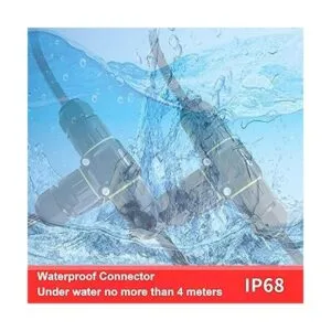 Conector de cable impermeable IP68 de 3 canales 3 polos_6