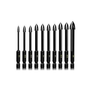 Juego de brocas de hormigón de vidrio de 10 piezas brocas_1