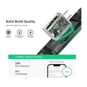 Cargador de pared USB C de 40 W 1 paquete de doble puerto_5