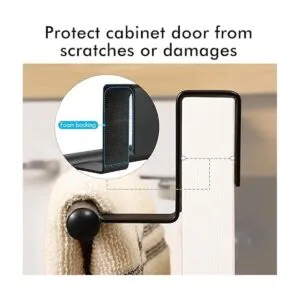 KES KTH500S26BKP2 Toallero para puerta de armario y_4