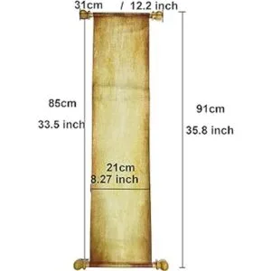 Mirashine Papel de desplazamiento en blanco con varillas_3