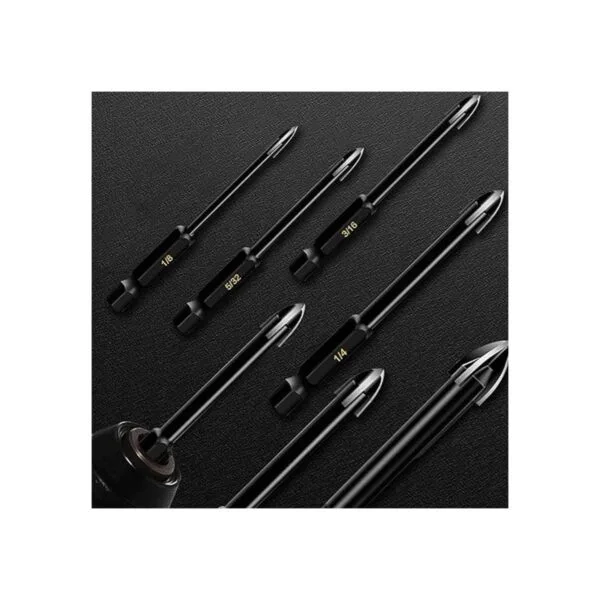 Juego de brocas de hormigón de vidrio de 10 piezas brocas_4