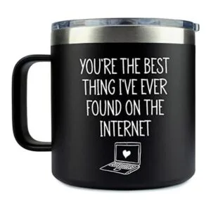 Regalos para él o ella taza de acero inoxidable de 14_1