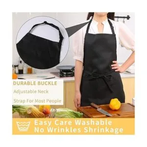 Tosewever Paquete de 4 delantales ajustables resistentes a_2