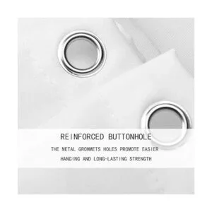 FJPT Cortinas de ducha de tela científica diseño de_2