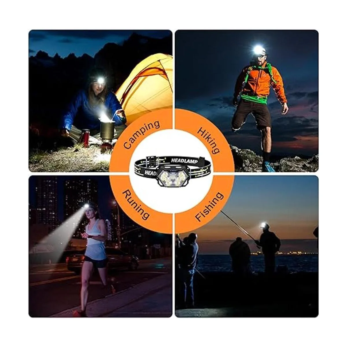 PLUSINTO 9 faros LED recargables paquete de 2 unidades_7