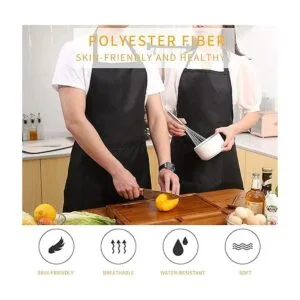 Tosewever Paquete de 4 delantales ajustables resistentes a_5