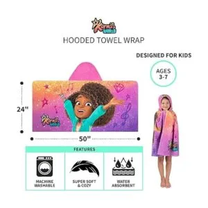 Karmas World Toalla de toalla de algodón suave con_4