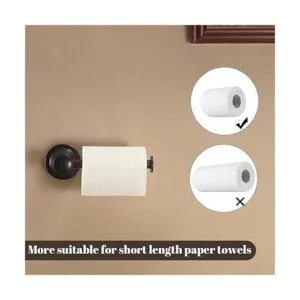 WOLIBEER Soporte de papel higiénico de bronce rollo de_5