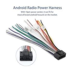 Radio estéreo para automóvil arnés de alimentación ISO de_2